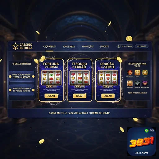 Ilustração de um programa VIP em casino gaming, slots e live gaming